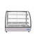 Atosa CHDC-44 27.5" W x 22.88" D x 26.75" H Curved Front Glass Countertop Heated Display Case - 115 Volts
