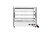 Atosa CHDS-71 35.38" W x 22.5" D x 26.63" H Straight Front Glass Countertop Heated Display Case - 115 Volts