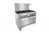 Atosa AGR-8B-NG 48" W Natural Gas 8 Open Burners 2 Ovens CookRite Range - 304,000 BTU