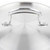 Vollrath 49419 8" W x 8" Dia. Satin Finish Interior and Exterior with Mirror Finish Handle Miramar Low Dome Cover