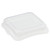 Vollrath 40030 Clear Polypropylene Stackable Snap-On Fit Lid