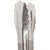 Vollrath 4780650 6" Stainless Steel One-Piece Scalloped Teeth Springless Design Yellow Ergonomic Antimicrobial Kool-Touch Handle Utility Tongs Warranty