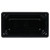 Vollrath 8036420 6" Deep Low-Temp Polycarbonate Black Plastic Super Pan 1/3 GN Food Pan