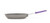 Vollrath 693208 8" Top Dia. Stainless Steel Aluminum Core Bottom Purple Riveted Handle Tribute Fry Pan