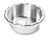 Vollrath 59791 5.6 Oz. 4" Top Diameter 1.5" H 3" Base Diameter Stainless Steel Mini Round Ruffled Edge Dish