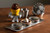 Vollrath 59791 5.6 Oz. 4" Top Diameter 1.5" H 3" Base Diameter Stainless Steel Mini Round Ruffled Edge Dish