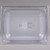 Vollrath 8028410 8" Deep Low-Temp Polycarbonate Clear Plastic Super Pan 1/2 GN Food Pan