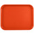 Vollrath 86104 10" x 14" Orange Rectangular Polypropylene Fast Food Tray