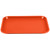 Vollrath 86104 10" x 14" Orange Rectangular Polypropylene Fast Food Tray