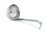 Vollrath 4970520 5 Oz. 3 13/32" Bowl Dia. with 6" Black Kool-Touch 18/8 Stainless Steel Capacity Stamped on Product One-Piece Ladle