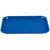 Vollrath 86107 10" x 14" Royal Blue Rectangular Polypropylene Fast Food Tray