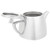 Vollrath 46307 3" H 12 Oz. 18/8 Stainless Steel Triangular Body Design Triennium Tea Pot with Lid