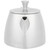 Vollrath 46307 3" H 12 Oz. 18/8 Stainless Steel Triangular Body Design Triennium Tea Pot with Lid