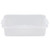 Vollrath 1521-C13 20"W x 15"D x 5" H Clear Plastic Traex Color Mate Food Storage Box