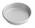 Vollrath 6706CC 6 1/2" Diameter x 1 1/2" Deep 14 Gauge 1 1/2 mm 3000 Series Clear Coat Anodized Finish Deep Dish Tapered Pizza Pan