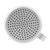 Vollrath 68182 10 Oz. 2 3/4" W x 3 3/4" H Large Holes 18 Gauge Aluminum Dredge