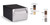 Vollrath 6512-28 11-3/4"D x 8"W x 6"H Chrome Plated Plastic Face Stainless Steel Counter Type Napkin Dispenser