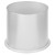 Vollrath 3Y0505 6 9/16" x 5" Deep 22 Gauge Round Stainless Steel Garbage Waste Chute