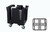 Vollrath SAC-SQ4-06 32 3/4" W x 27 1/2" D x 30 1/2" H 4 Stacks Plastic Black Traex Adjustable Dish Caddy