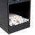 Vollrath CTL-4VS 12"L Black ABS Plastic Vertical Counter Top Lid & Straw Holder