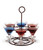 Vollrath WR-1026-06 Black Powder Coat Accommodates 6 Glasses Circular Wire Flight Caddy