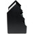 Vollrath CTC-3X2V 11.38" W x 16.38" H x 10.25" D Black ABS Plastic and Smoked Acrylic Construction Countertop Vertical Condiment Caddy