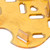 Vollrath 23400 High-Temp Amber Plastic Super Pan 1/4 GN False Bottom