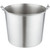 Vollrath 59150 16 Quart 11.88" Top Dia. 9.75" Height Utility Stainless with Handle Pail