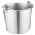Vollrath 59150 16 Quart 11.88" Top Dia. 9.75" Height Utility Stainless with Handle Pail