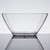 Vollrath V928001 0.63 Qt. Clear Small Square Acrylic Bowl