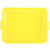 Vollrath 1521-C08 20"W x 15"D x 5" H Yellow Plastic Traex Color Mate Food Storage Box