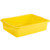 Vollrath 1521-C08 20"W x 15"D x 5" H Yellow Plastic Traex Color Mate Food Storage Box