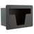 Vollrath FMS-6 10 9/16"W x 4 13/16"D x 7 5/16"H Black ABS Plastic "T" Shaped Flush Mount Straw Holder