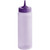 Vollrath 4924C-54 24 Oz. Wide Mouth Polyethylene Purple Traex Color-Mate Squeeze Bottle Dispenser