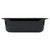 Vollrath 8034420 4" Deep Low-Temp Polycarbonate Black Plastic Super Pan 1/3 GN Food Pan