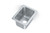Vollrath 101-1-1 13" W x 14" Front-to-Back x 10" Deep Compartment Self-Rimming 3 1/2" Drain One Compartment Drop-In Sink
