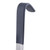 Vollrath 4987220 72 Oz. 18/8 Stainless Steel 11 Ga. 17" Grooved Hooked Black Kool-Touch Handle with Satin Finish Ladle