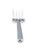 Vollrath 46956 10 3/8" Long Stainless Four Tine Hollow Handled Buffetware Cold Meat Fork