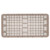 Vollrath HR2A 10" W x 19.75" D x 3.81" H Half Size Co-Polymer Plastic Beige Traex Flatware Dishwasher Rack