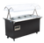 Vollrath 387112 60" W x 28 5/8" D x 57 5/16" H 4 Wells Enclosed Storage Base 2-Series Affordable Portable Hot Food Station - 208-240 Volts