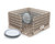 Vollrath PM1211-3 7.625" Dia. x 1.75" H 12 Plate Capacity Co-Polymer Plastic 3 Extenders with Wire Dividers Plate Crate Dishwasher Rack