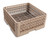 Vollrath PM1211-3 7.625" Dia. x 1.75" H 12 Plate Capacity Co-Polymer Plastic 3 Extenders with Wire Dividers Plate Crate Dishwasher Rack