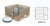 Vollrath PM1211-3 7.625" Dia. x 1.75" H 12 Plate Capacity Co-Polymer Plastic 3 Extenders with Wire Dividers Plate Crate Dishwasher Rack