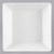 Vollrath V22203 9.50" W x 9.50" L x 3.94" H 3.19 Qt. White Large Square Melamine Bowl