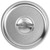 Vollrath 79120 Satin Stainless Steel Cover for Bain Marie Pot
