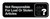 Vollrath 4532 3" x 9" White on Black Not Responsible for Lost or Stolen Articles Sign