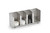 Vollrath CTL4 16-1/2" W x 5"D x 8" H Stainless Steel Horizontal (4) Section Adjustable Lid Organizer with Straw Holder