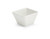 Vollrath V22200 1/8 Qt. White XS Square Melamine Bowl