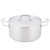 Vollrath 49441 10 5/16" W x 5 7/16" H 7 Quart Stainless Steel Aluminum Mirror Welded Handles Miramar Display Cookware Casserole