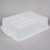 Vollrath 1511-C13 20" W x 15" D x 5" Deep Clear Plastic Perforated Traex Color Mate Drain Box